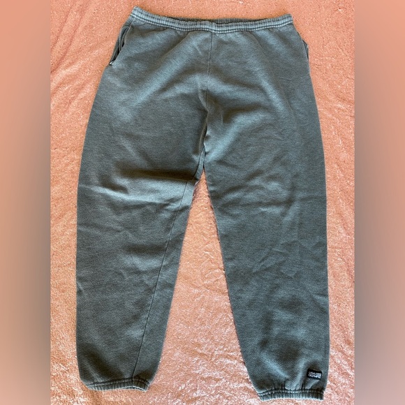 Vtg 90s USA Olympics Mens Medium Distressed Cuffed Sweatpants Joggers Gray USA L - Picture 2 of 10